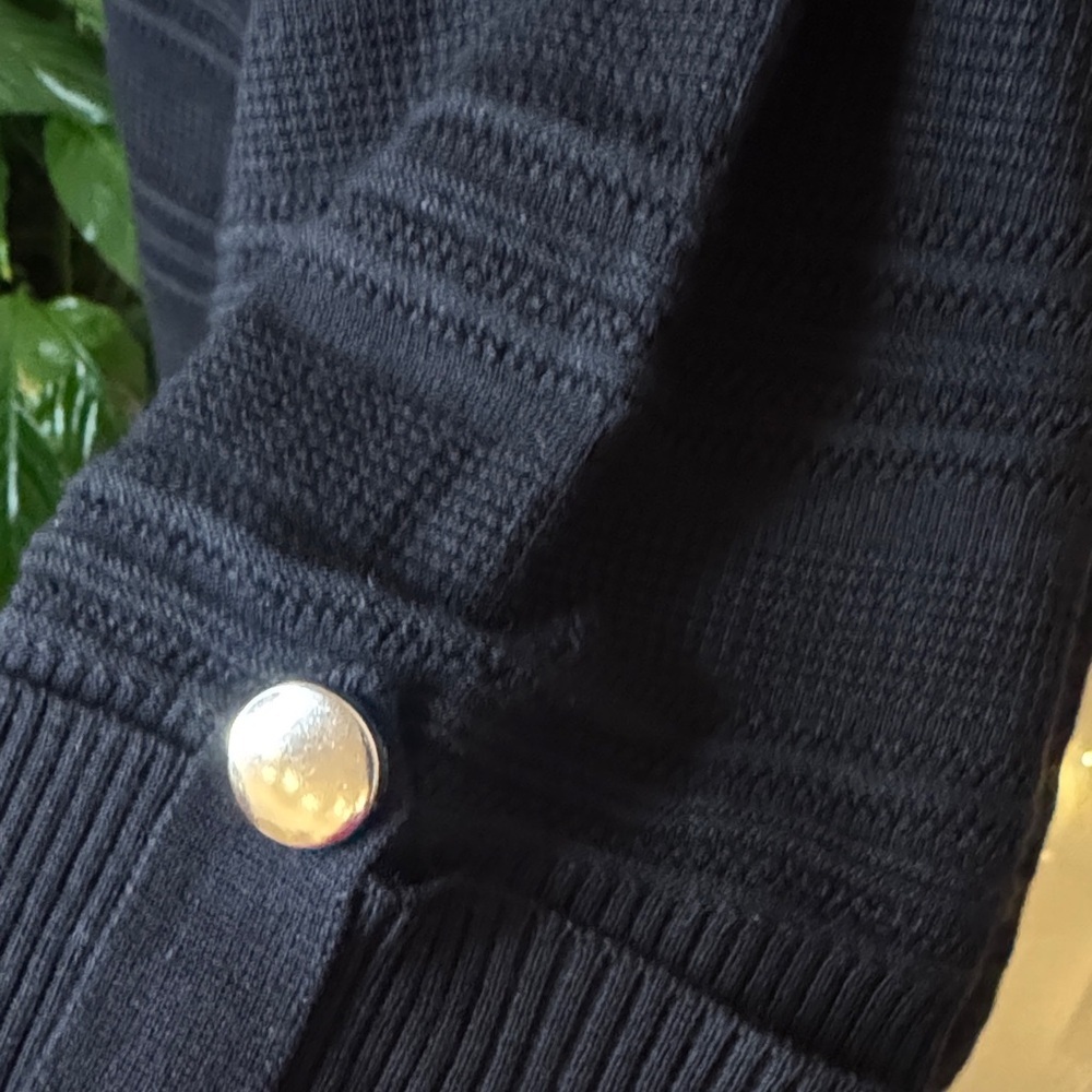 Apt. 9 Elegant Black Crew Neck Sweater - Picture 4 of 8